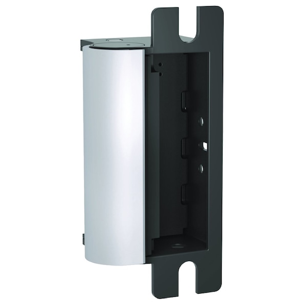 Fail Safe, Universal 12/24VDC Electric Strike, Body Only, Latchbolt Strike Monitor, Satin SS